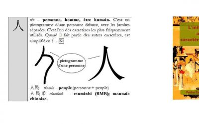 Caractère chinois 人 rén – personne