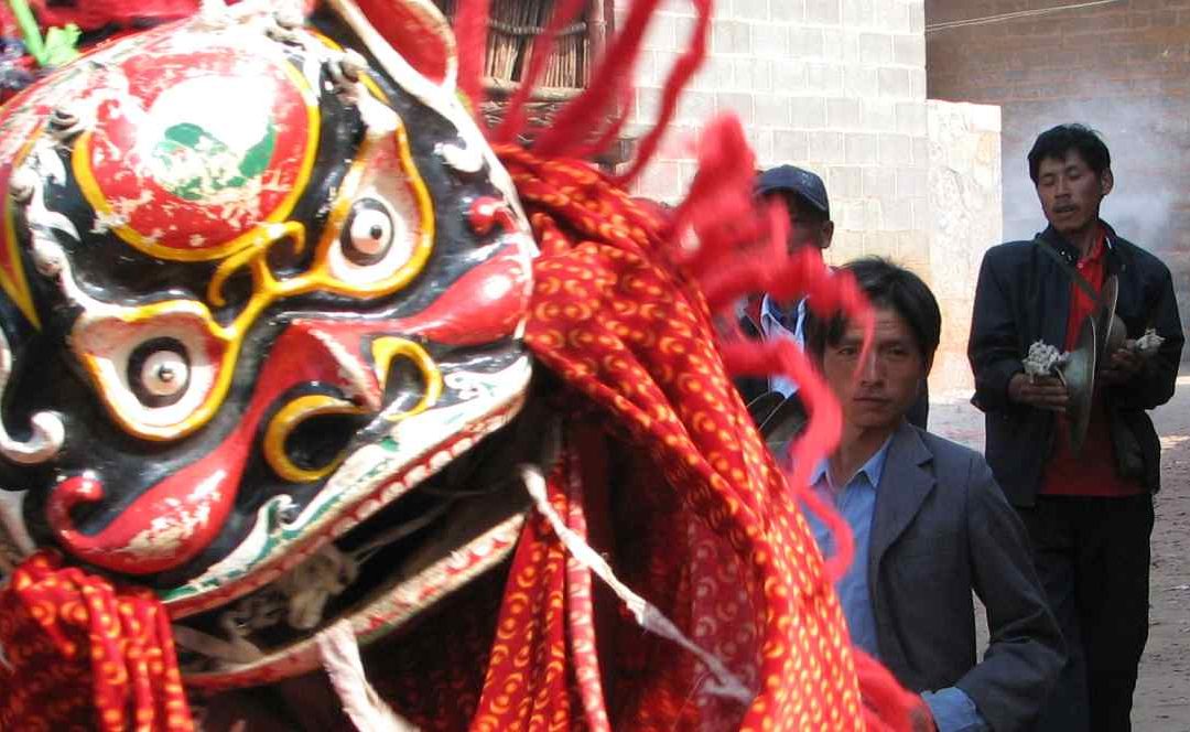 La danza del león como Danza religiosa.