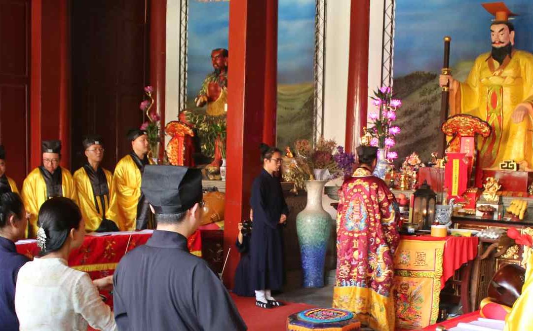 Festival Duanwu en un templo taoísta